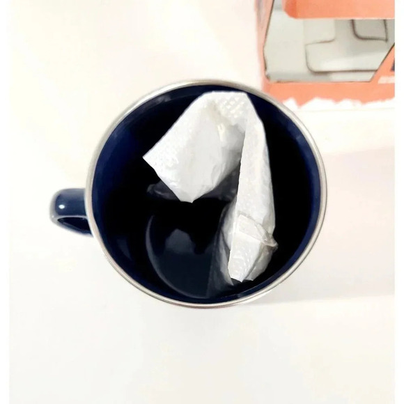 Survival Guide Enamel Mug Cup with Carabiner Dark Blue by Gift Republic - Picture 9 of 9